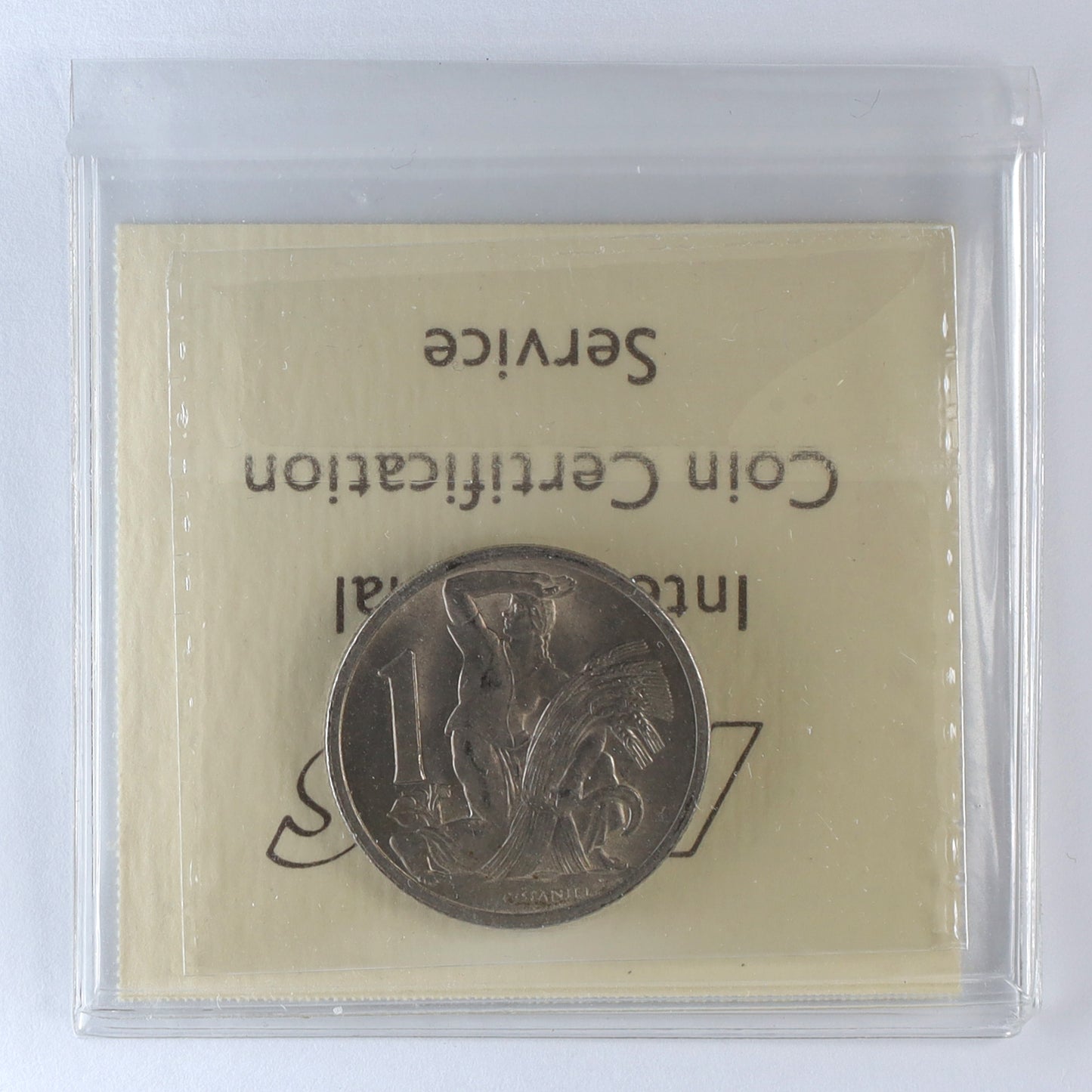 Czechoslovak Republic 1922 1 Koruna ICCS Certified MS64 (DOD)