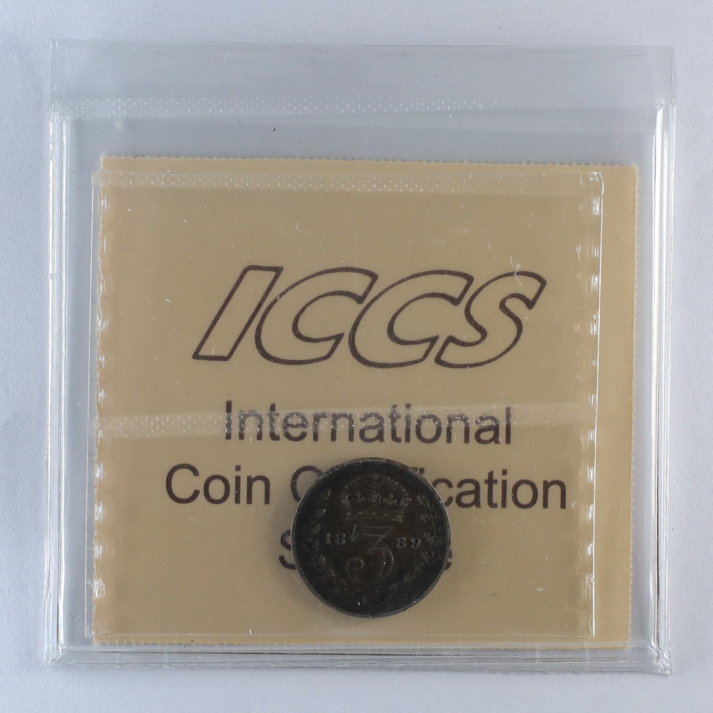 Great Britain 1889 Maundy Threepence VF30 (DOD)