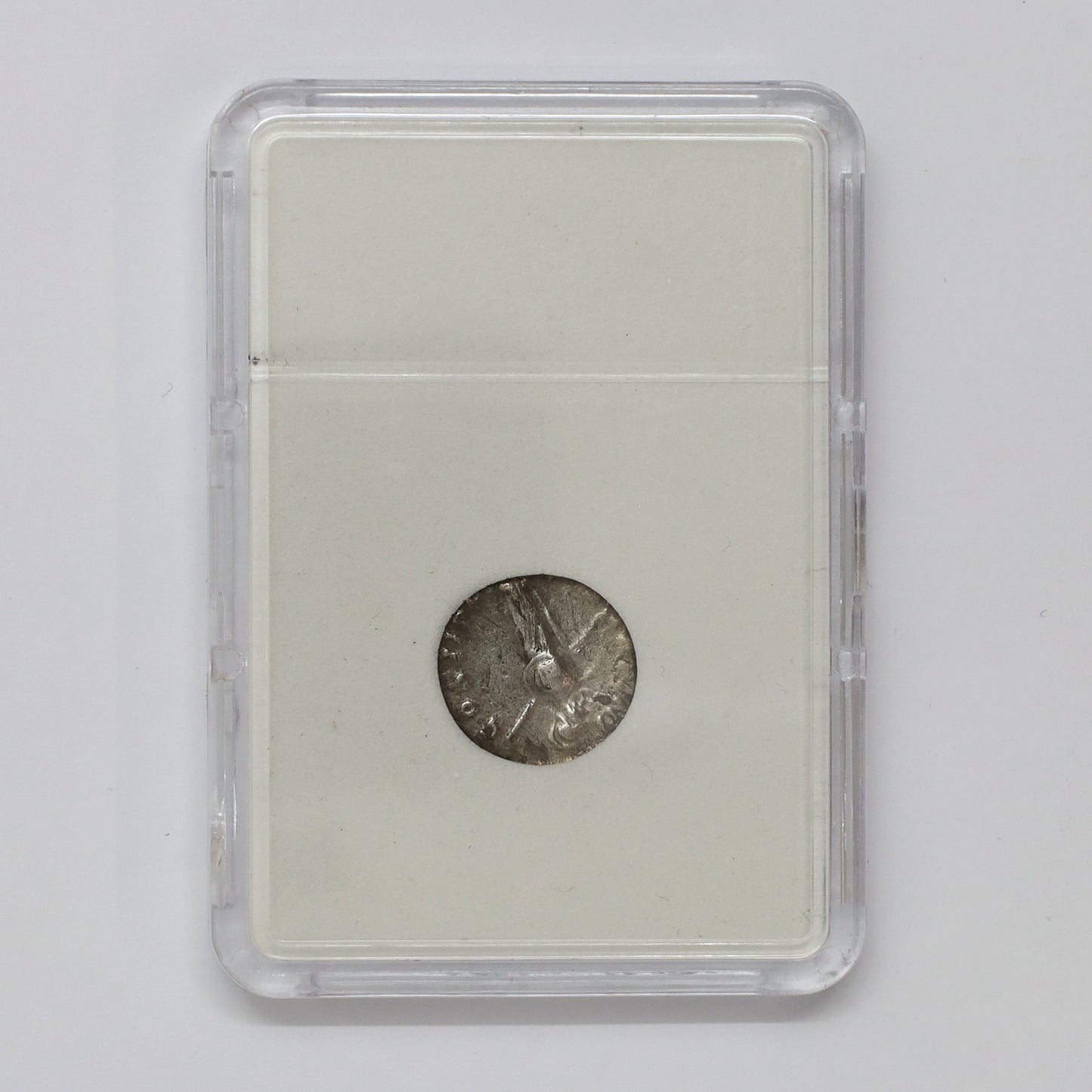Ancient Rome 198-211 AD Septimius Severus Silver Denarius in Slab (DOD)