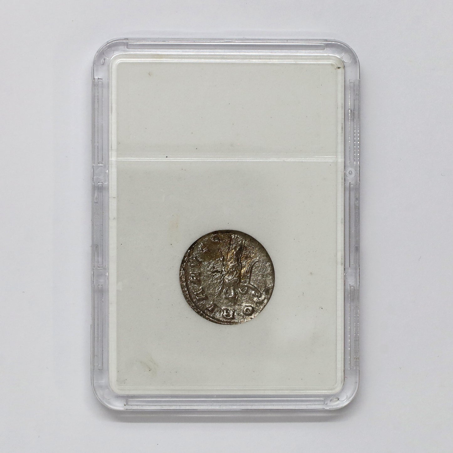 Ancient Rome 253-260 AD Valerian I w/ Victory Reverse Silver Antoninianus in Slab (DOD)