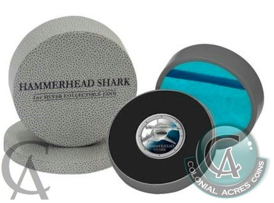 2013 Niue $2 Hammerhead Shark Silver Proof (TAX Exempt)