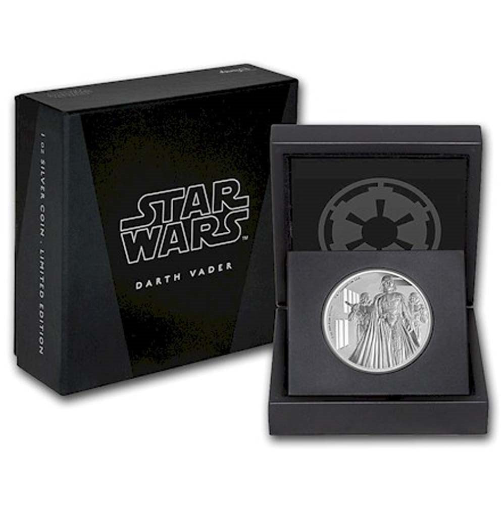 2016 Niue $2 Star Wars Classic - Darth Vader Proof Silver (TAX Exempt)