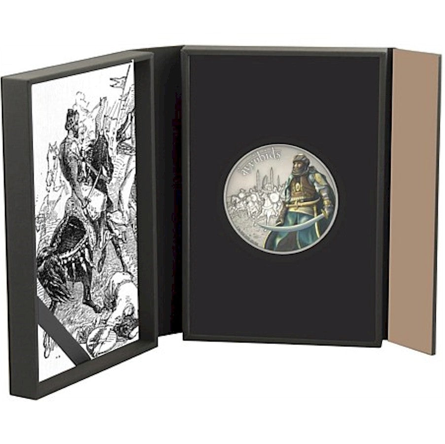 2017 Niue $2 Warriors of History - Ayyubids Proof Silver (No Tax)