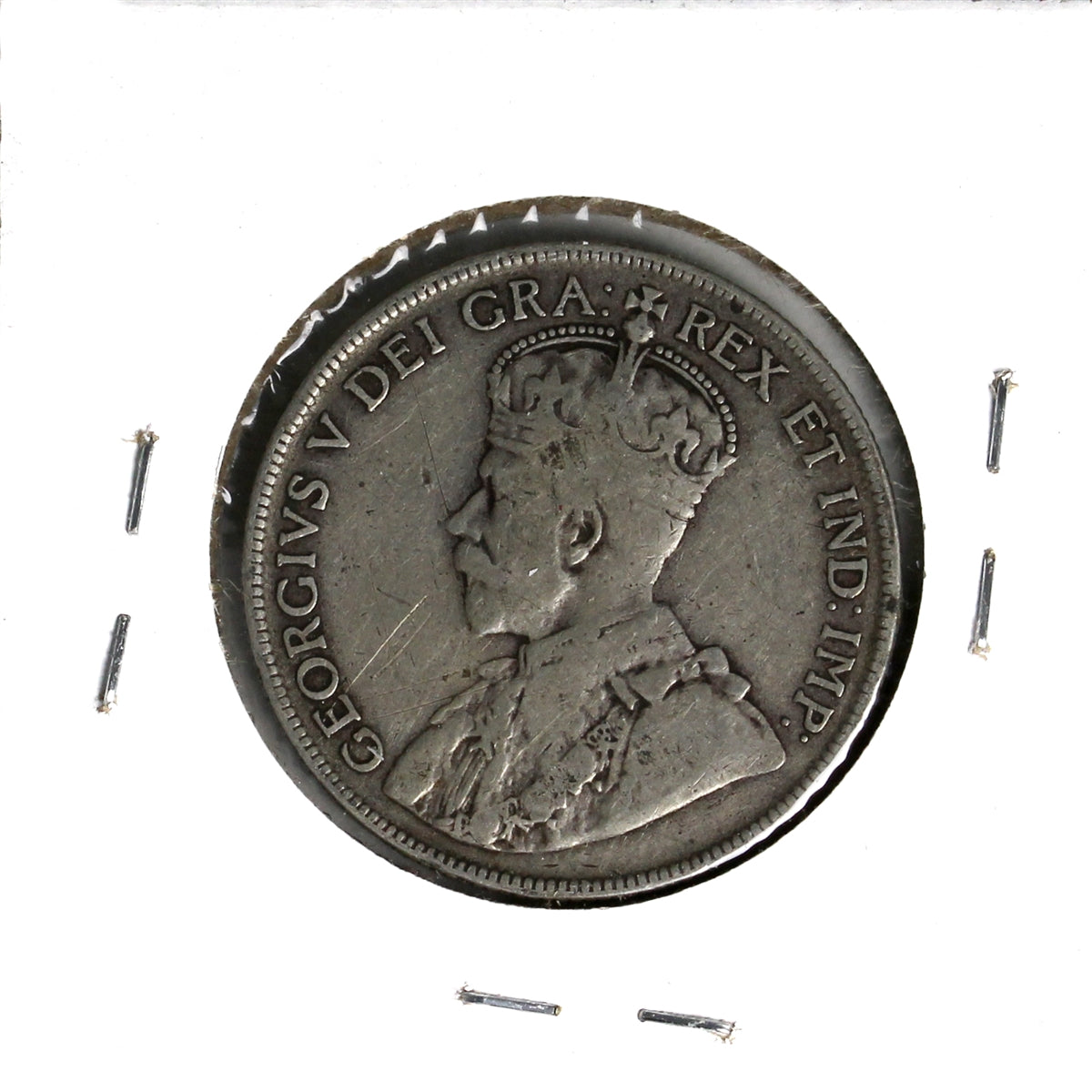 1917 Canada 50-cents VG-F (VG-10) Scratched