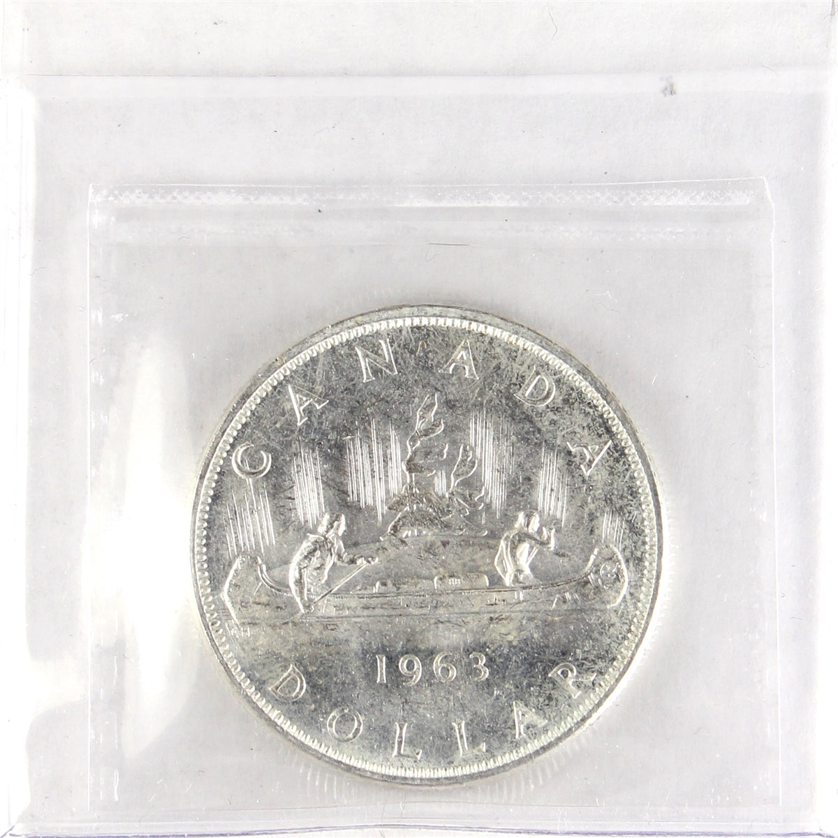 1963 Canada Dollar ICCS Certified MS63 Heavy Cameo