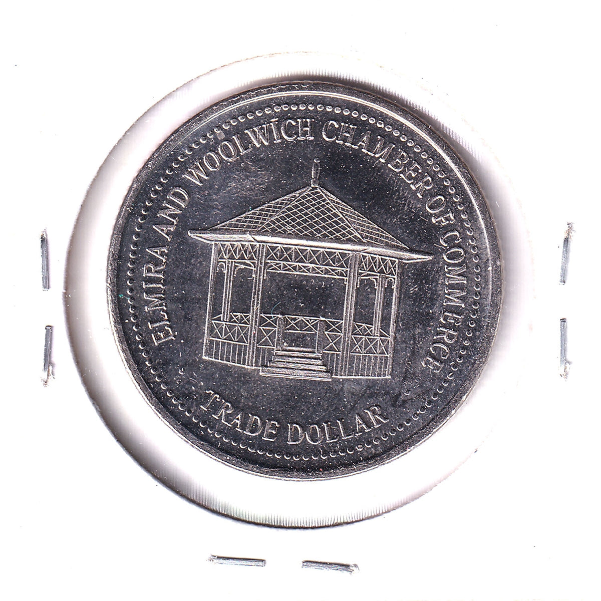 1986 Elmira, ON, 100th Anniversary Trade Dollar Token
