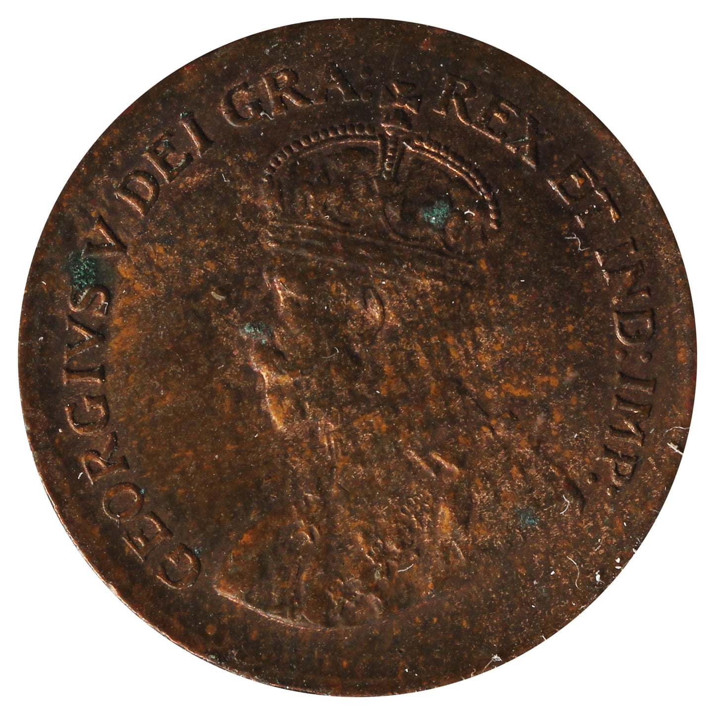 1928 Canada 1-cent UNC (MS-60) Spots