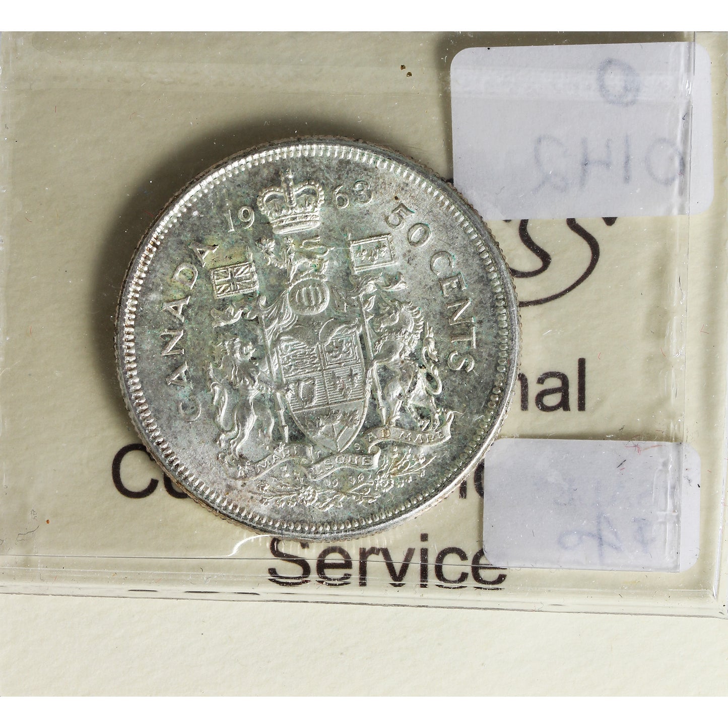 1963 Canada 50-cents ICCS Certified MS65