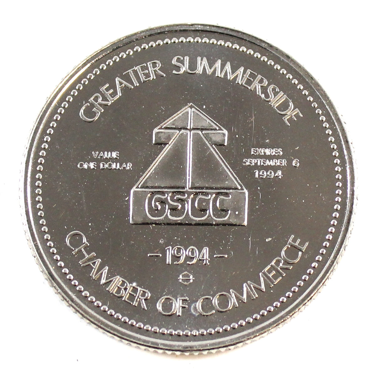 1994 Summerside, PEI, Gilbert Dollar Trade Token