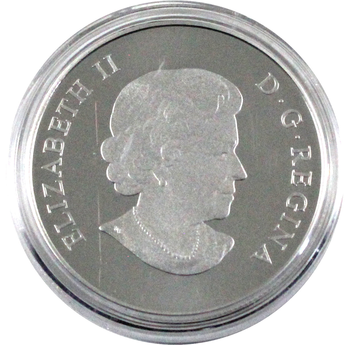 2015 $100 for $100 Canadian Horse Fine Silver (No Tax) Capsule Only (Coin scuffed)