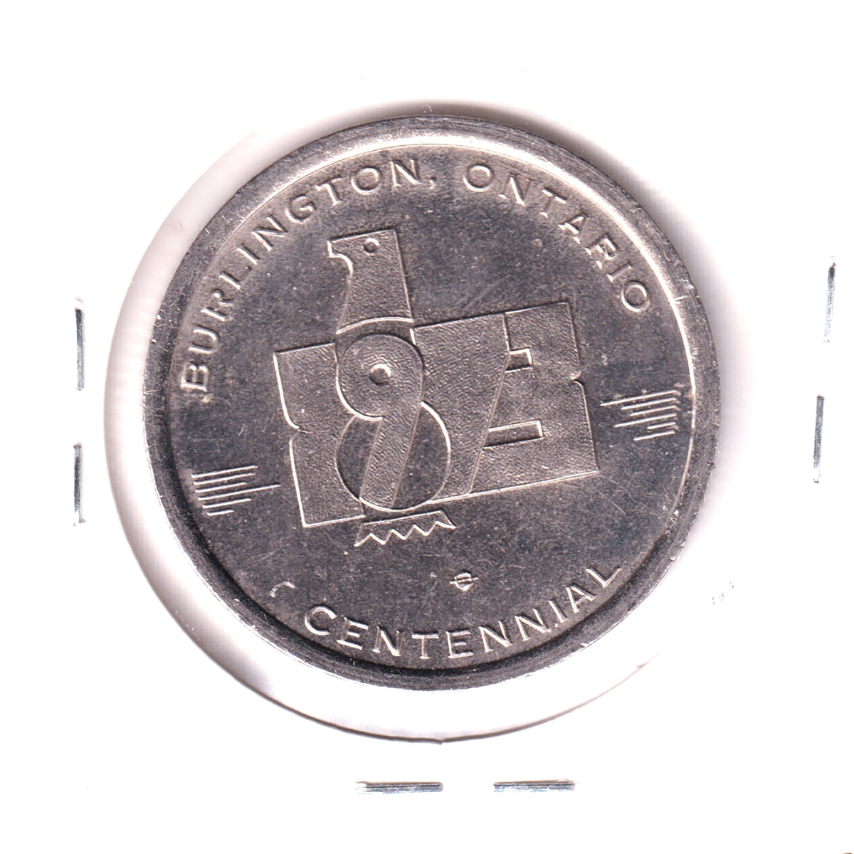 1973 Burlington, ON, Centennial Medallion - Joseph Brant, Mohawk Chief (Nickel)