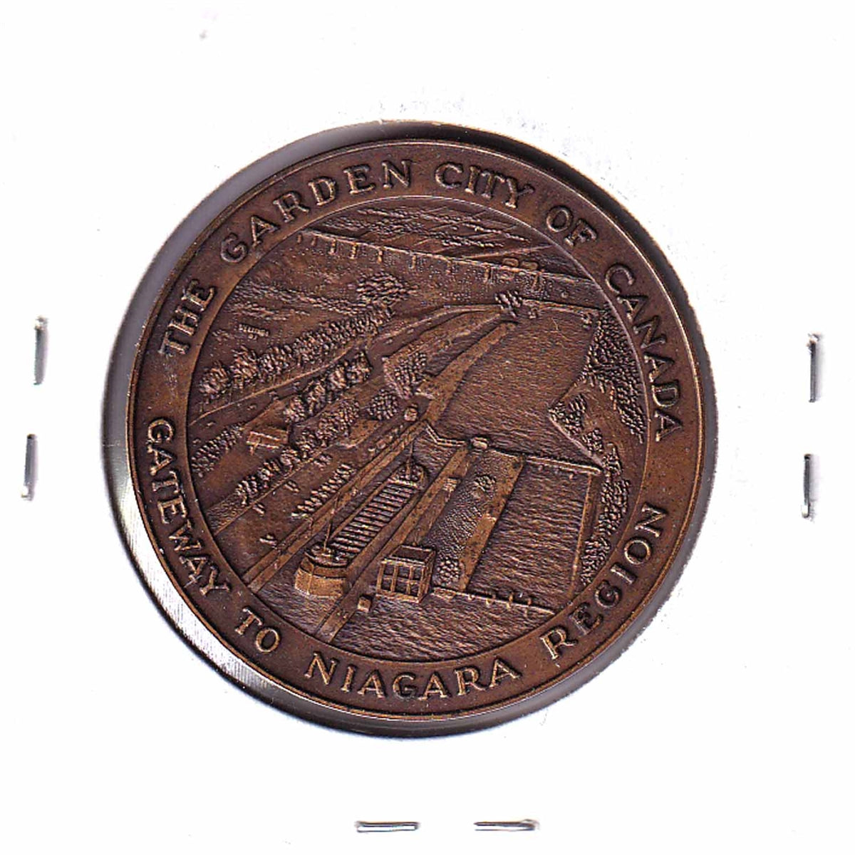 1967 St Catharines, Ontario, Canada's Centennial Medallion (Copper Colour)