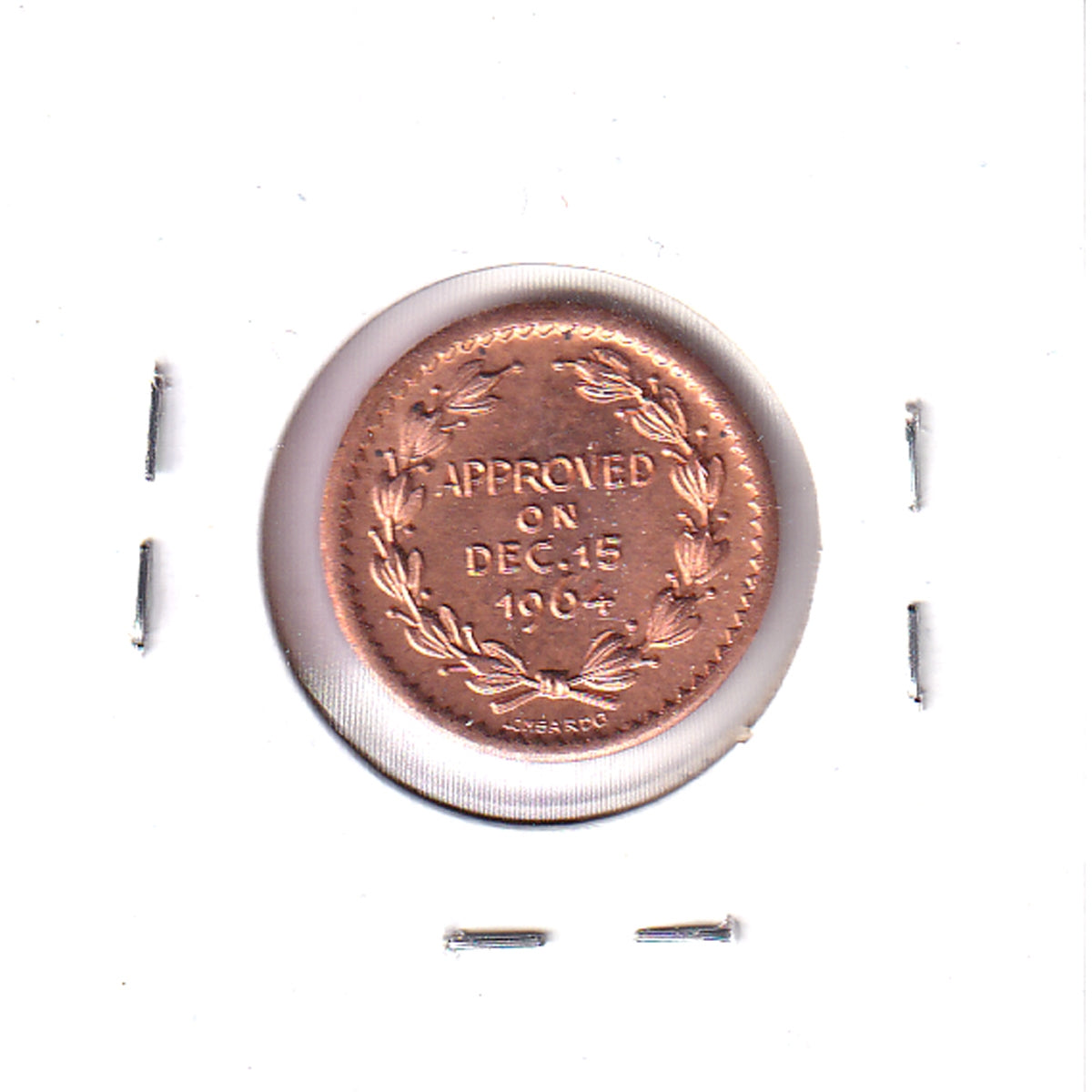 1964 Canada's Own Flag Copper Medallion