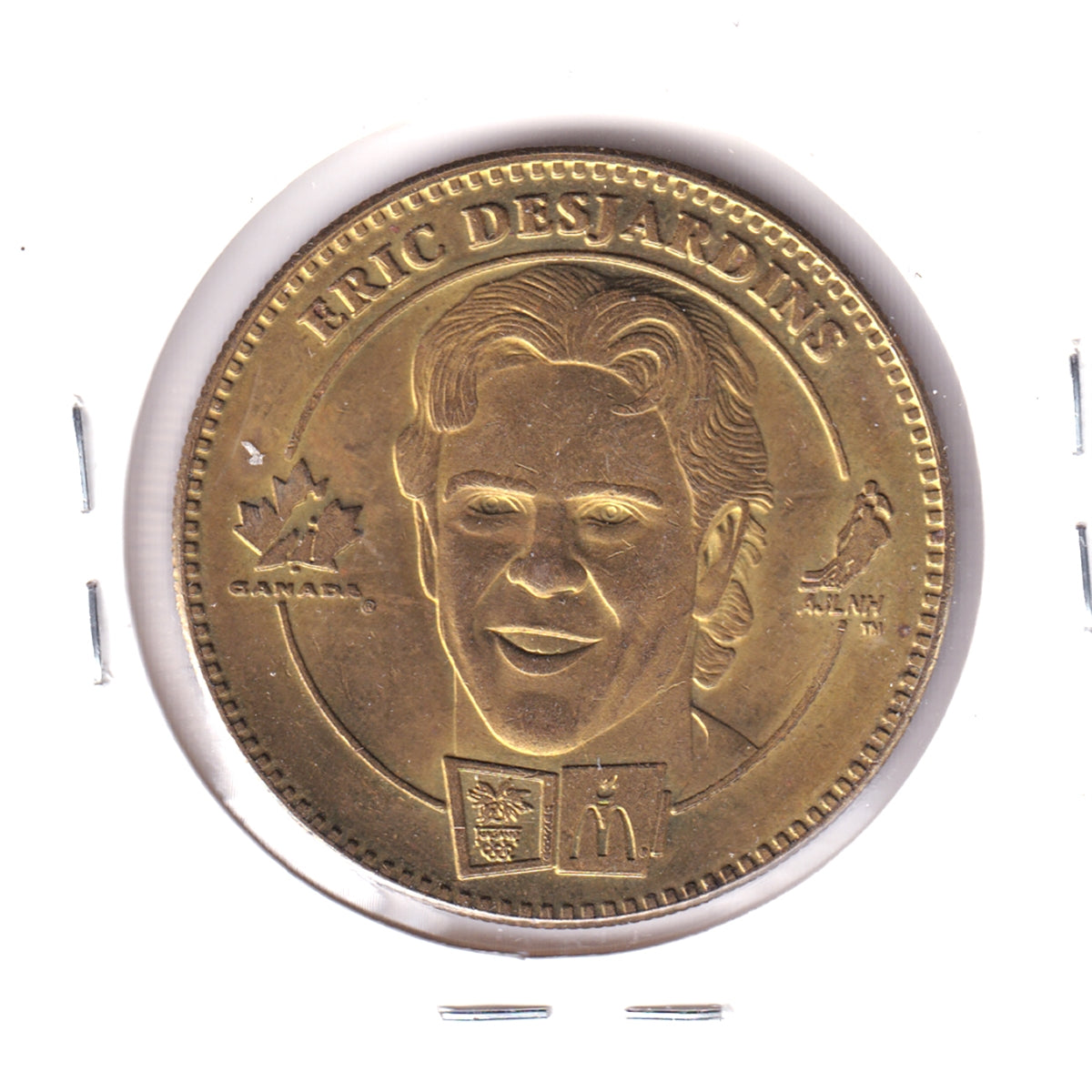1998 McDonald's Canada Olympic Hockey Medallion: Adam Foote & Eric Desjardins