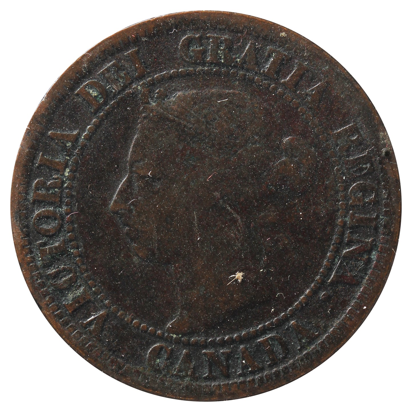1891 SDSL Obv. 3a Canada 1-cent