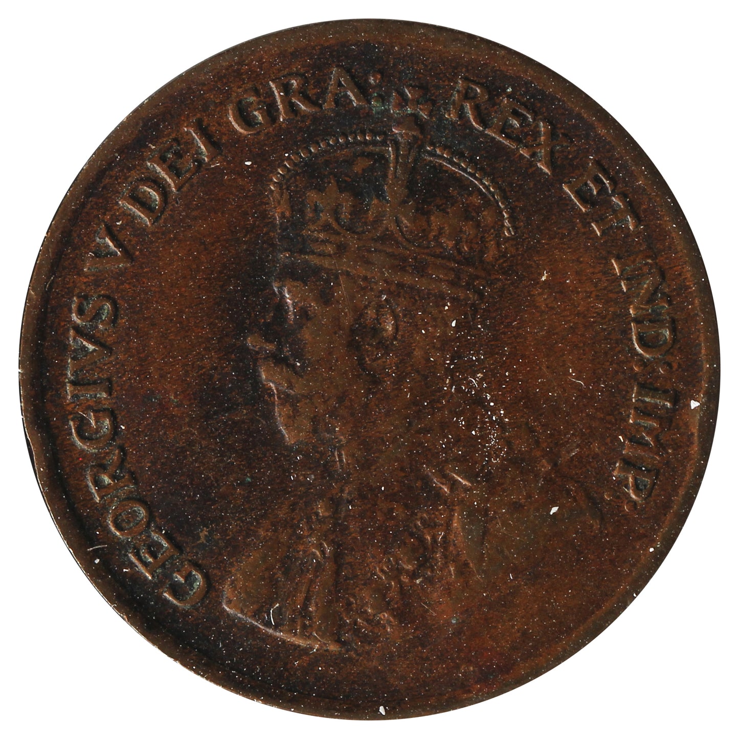 1929 High 9 Canada 1-cent VF-EF (VF30) Impaired