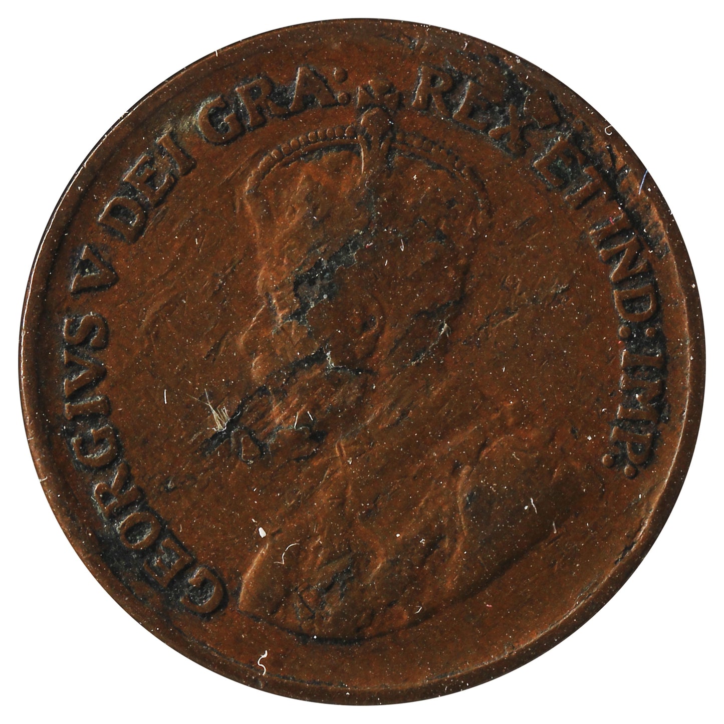 ERROR 1931 Canada 1-cent Fine (F12) Lamination