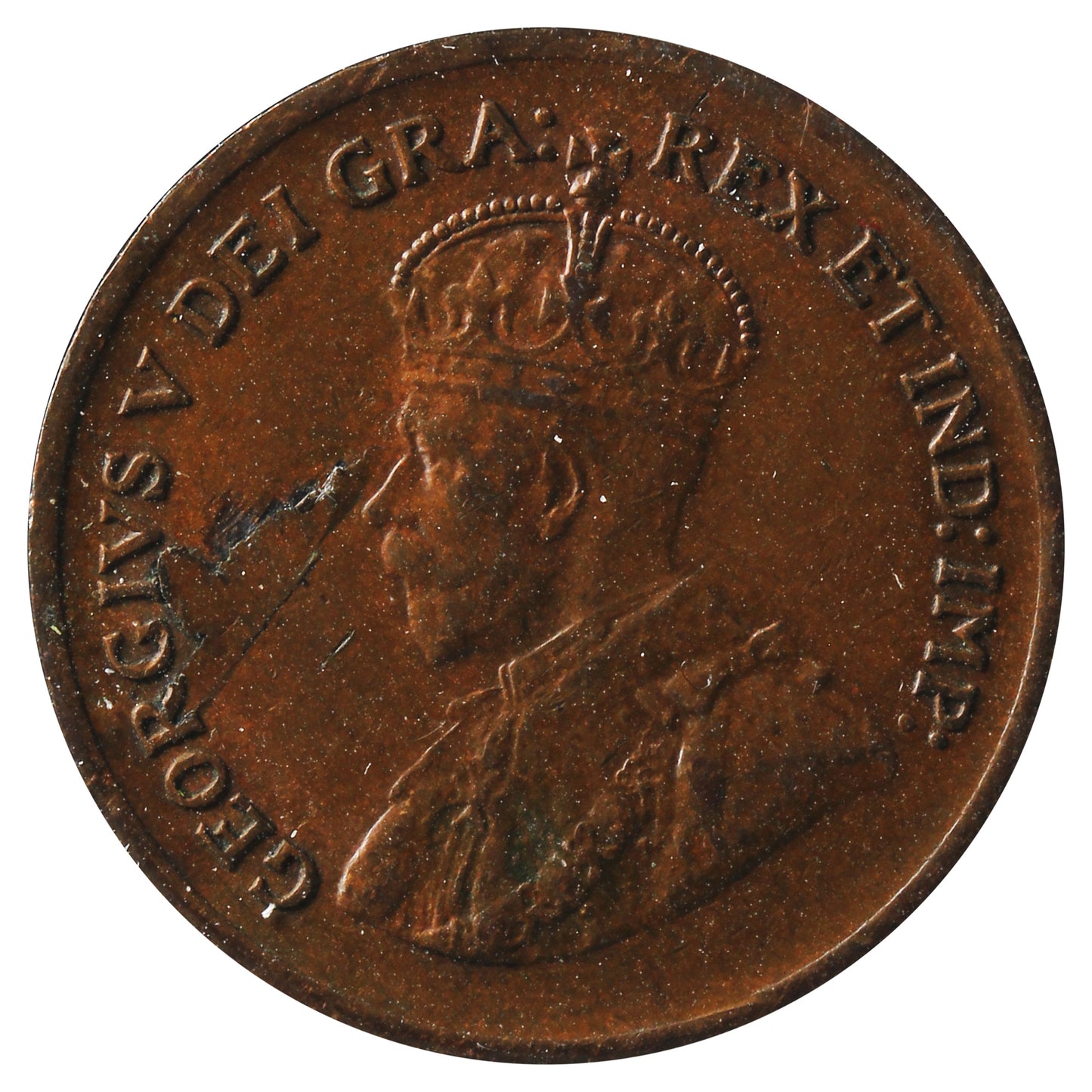ERROR 1931 Canada 1-cent Extra Fine (EF40) Lamination
