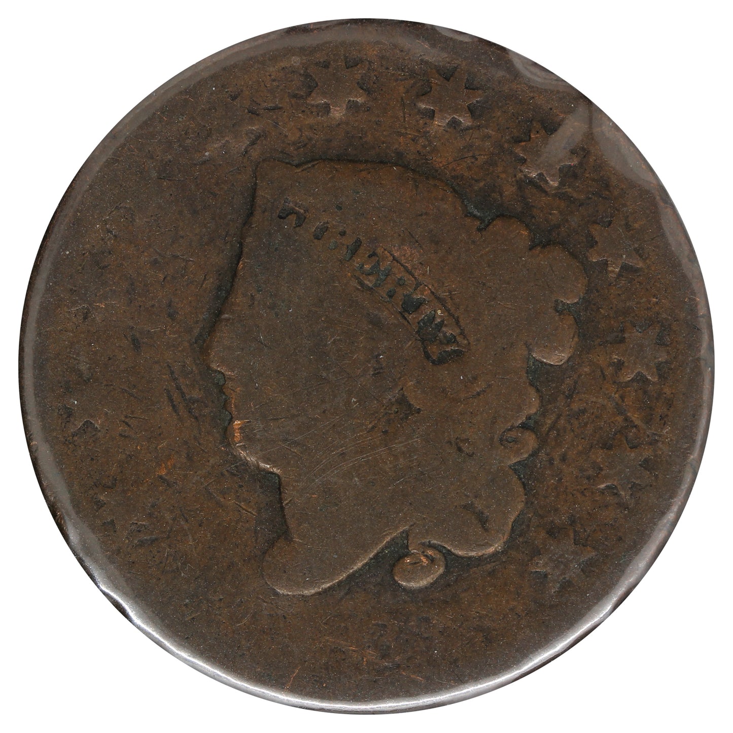1833 USA Cent About Good (AG-3) Impaired
