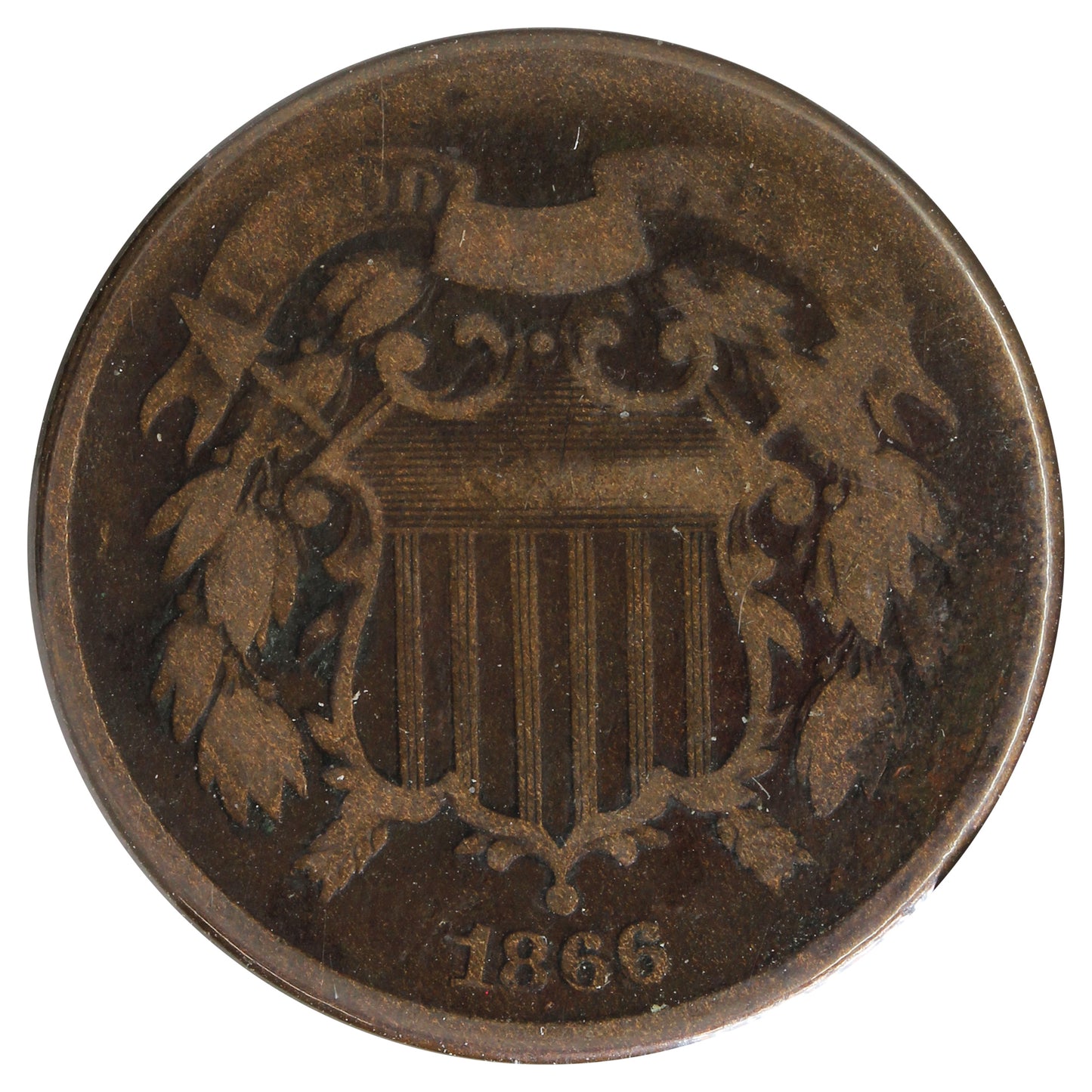 1866 USA 2 Cents