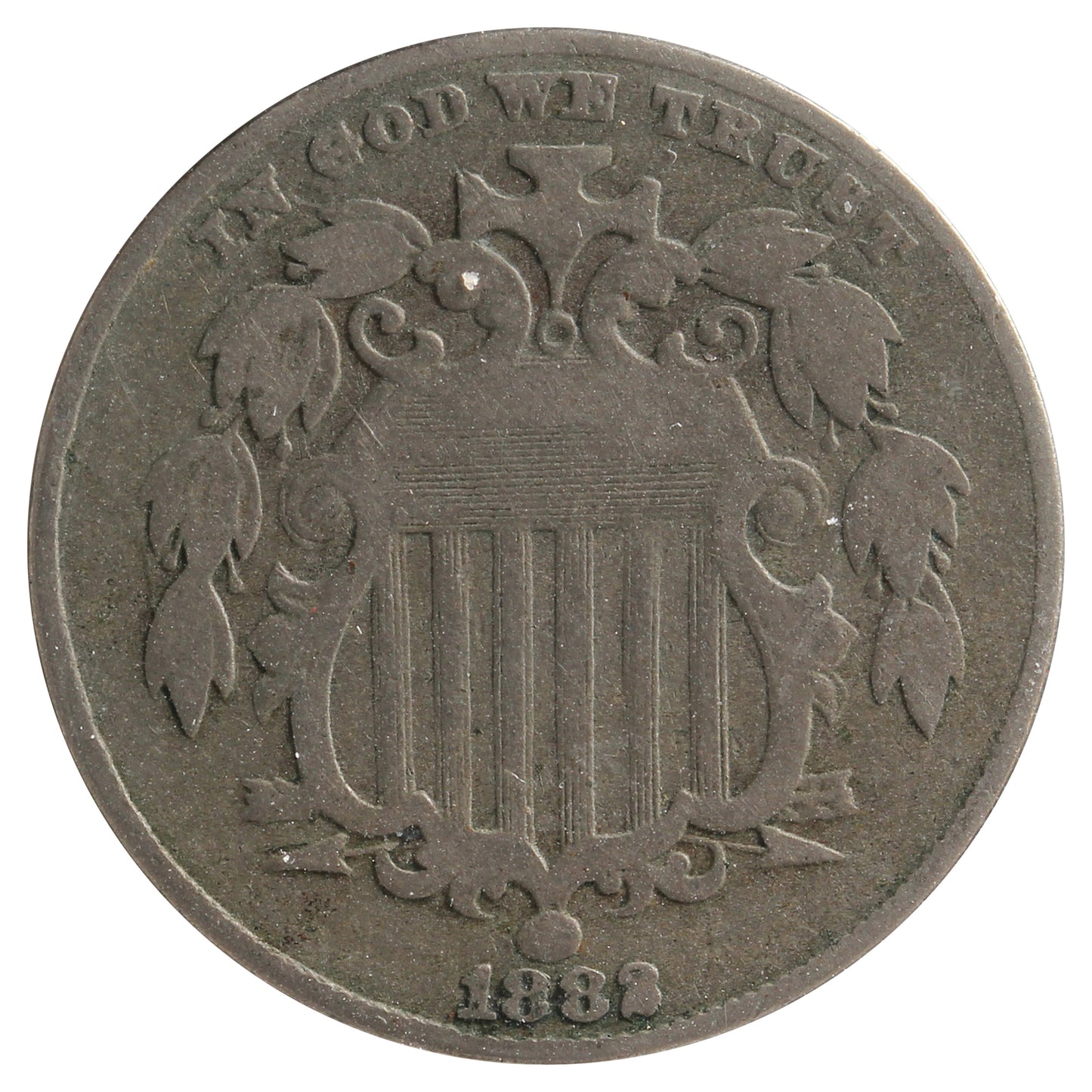 1882 USA Nickel F-VF (F15) Impaired