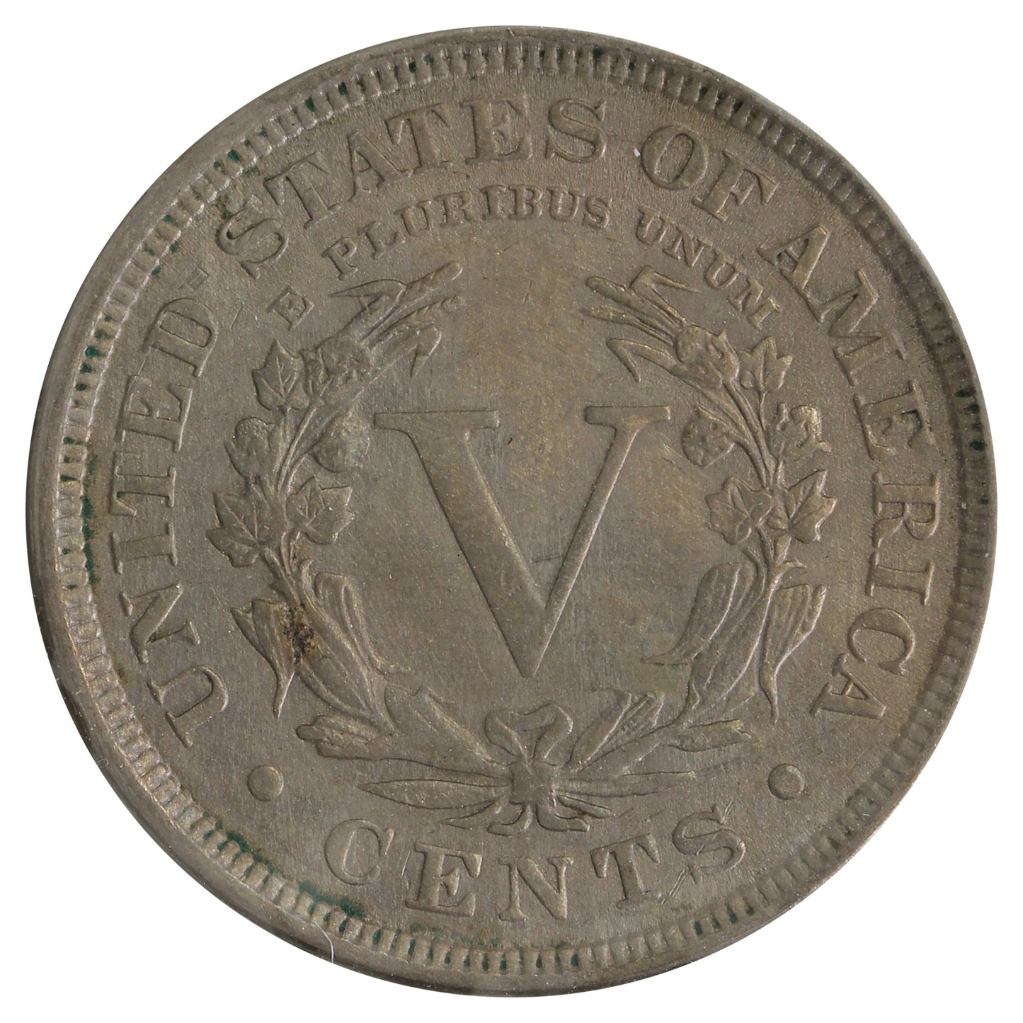 1896 USA Nickel Extra Fine (EF40) Impaired