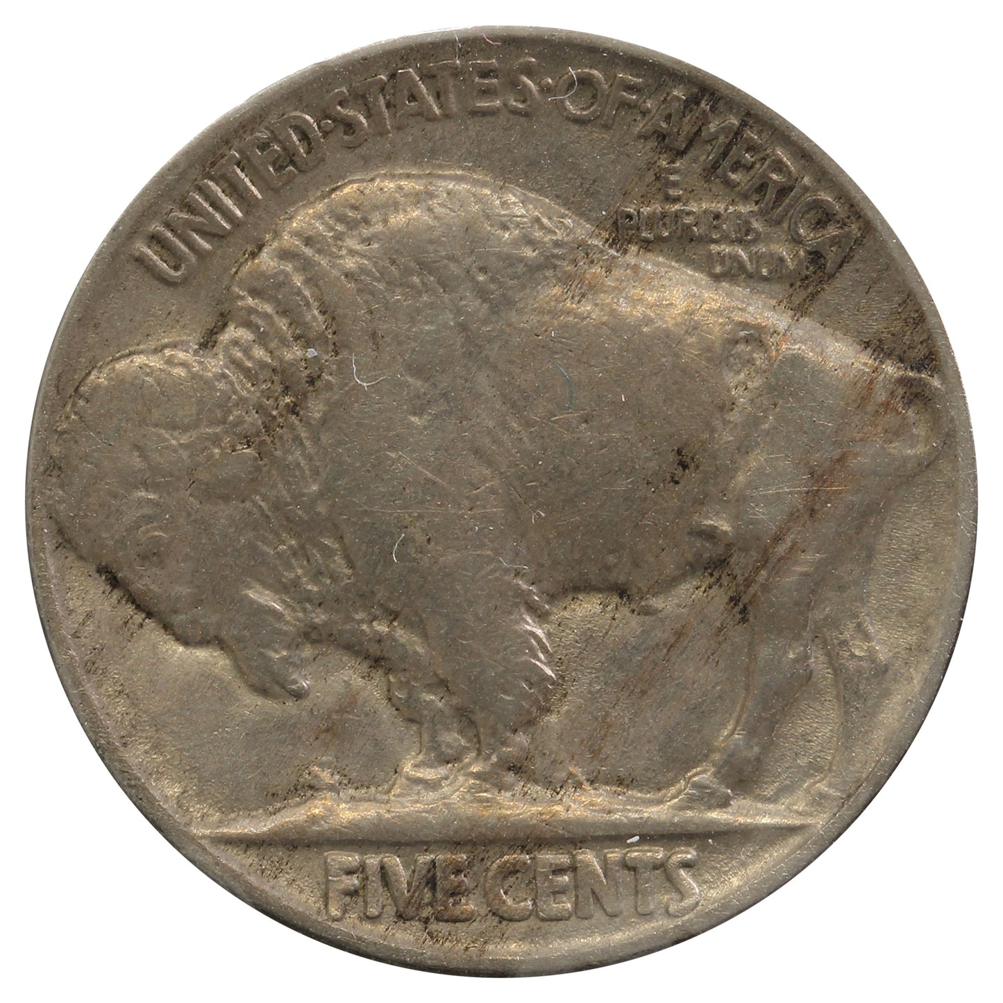 1920 USA Nickel EF-AU (EF45) Scratched