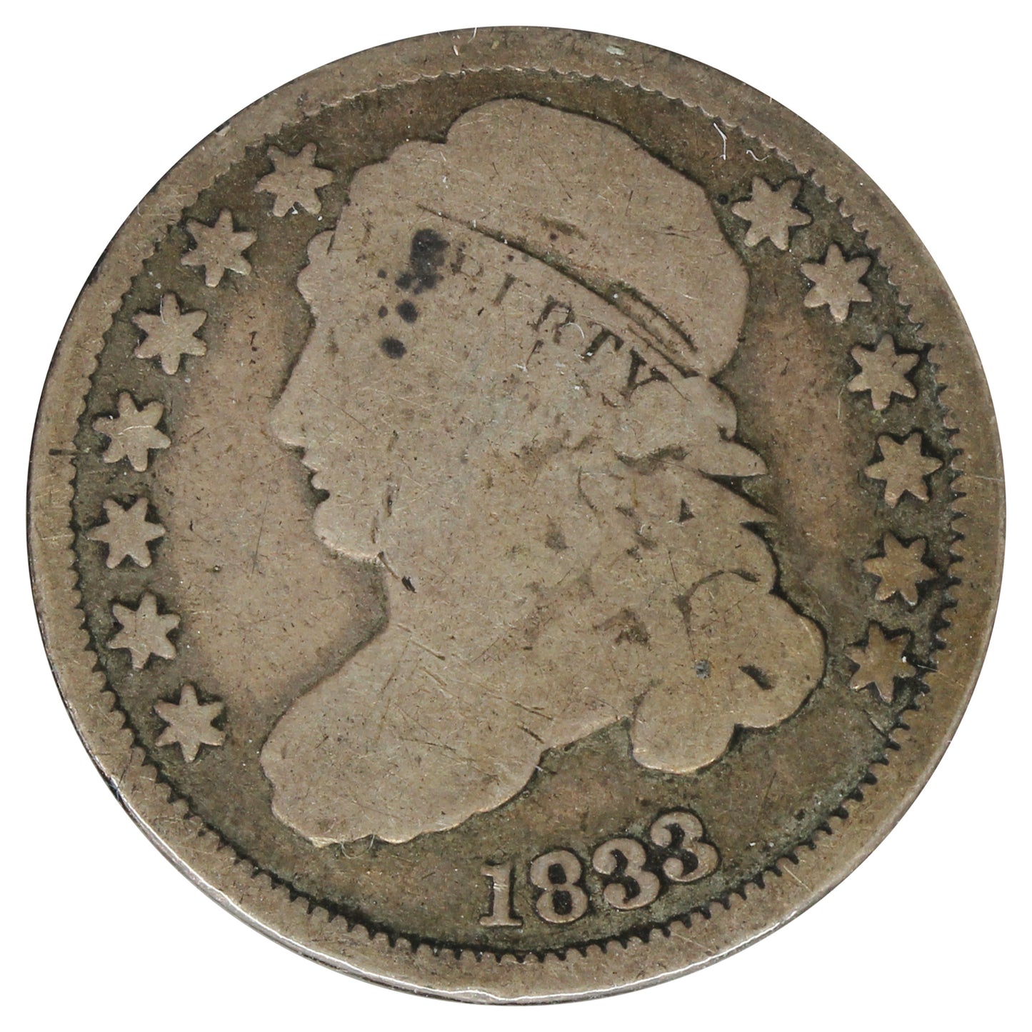 1833 USA Dime Good (G-4)