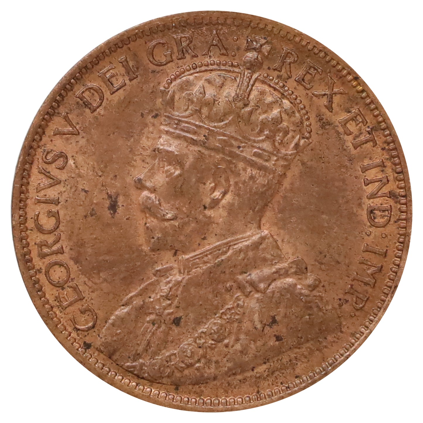 1916 Canada 1-cent Brilliant Uncirculated (MS63) Lustrous Red & Brown