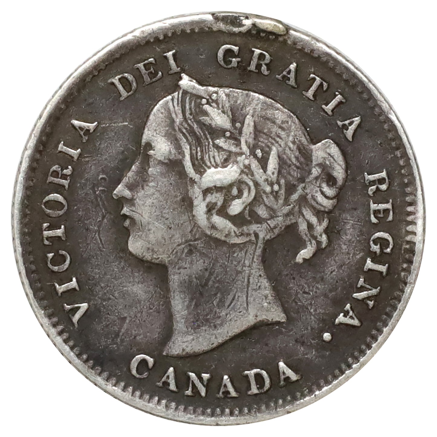 1899 Canada 5-cents Very Fine (VF20) Scratched, marks, or impaired