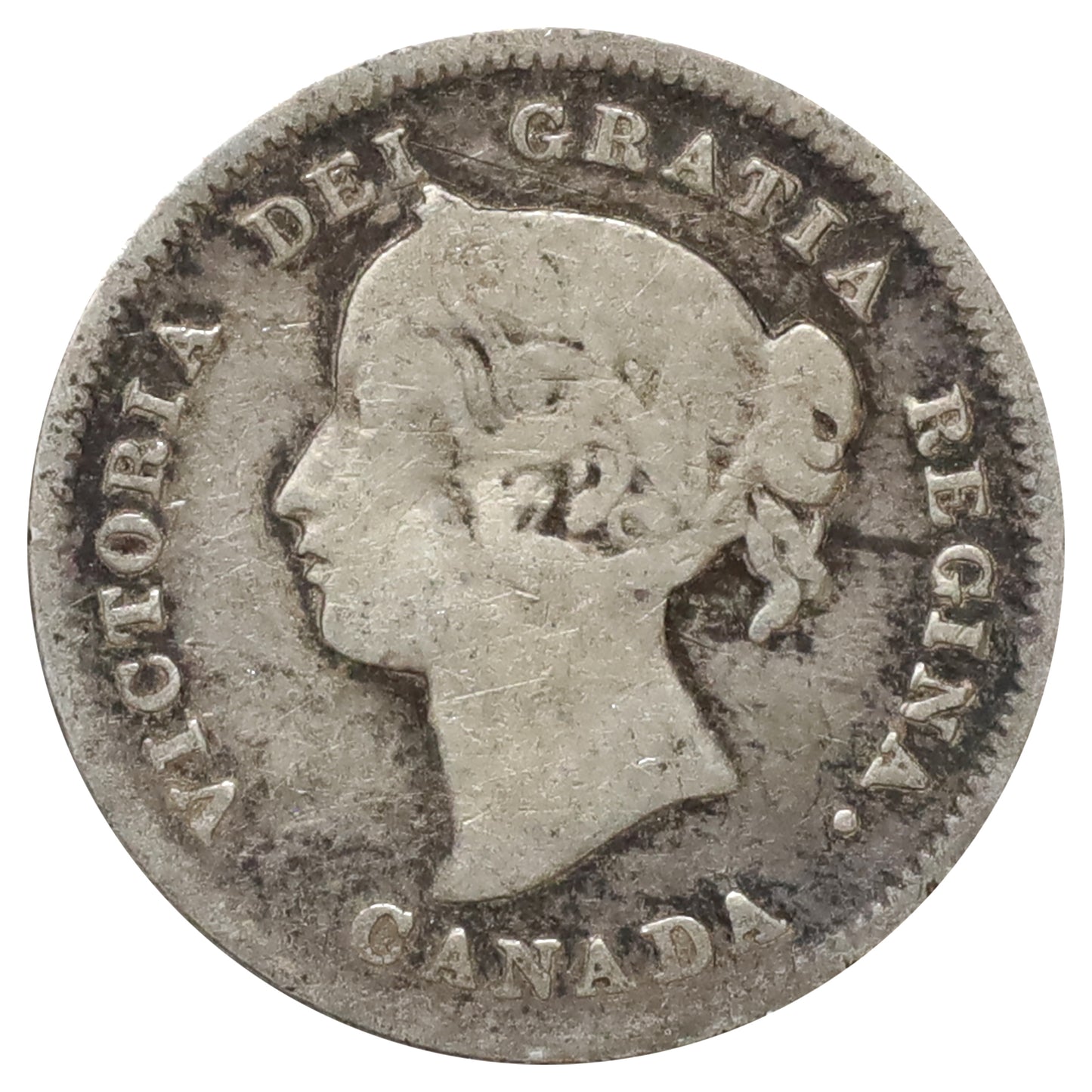 1899 Canada 5-cents Very Good (VG8) Scratched, marks, or impaired