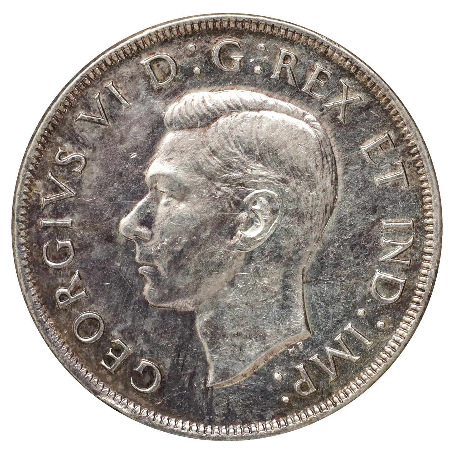 1945 Canada Dollar VF-EF (VF30) Scratched, marks, or impaired