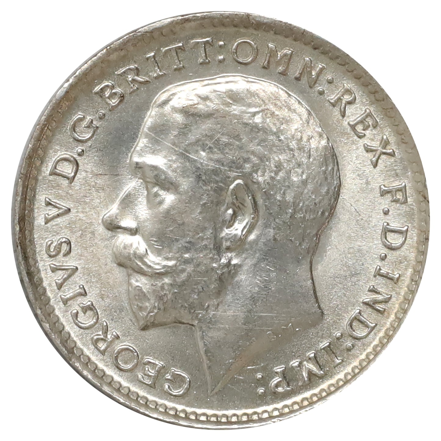 Great Britain 1912 Threepence Choice BU (MS64) Scratched, marks, or impaired