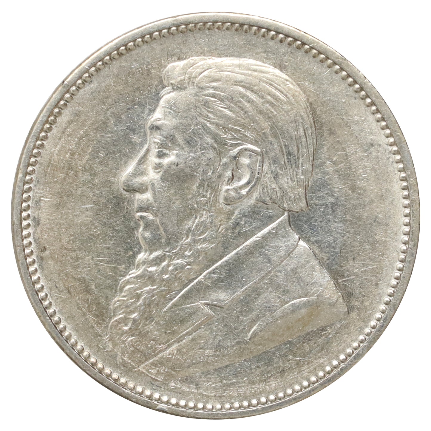 South Africa 1897 2 Shillings EF-AU (EF45) Scratched, marks, or impaired