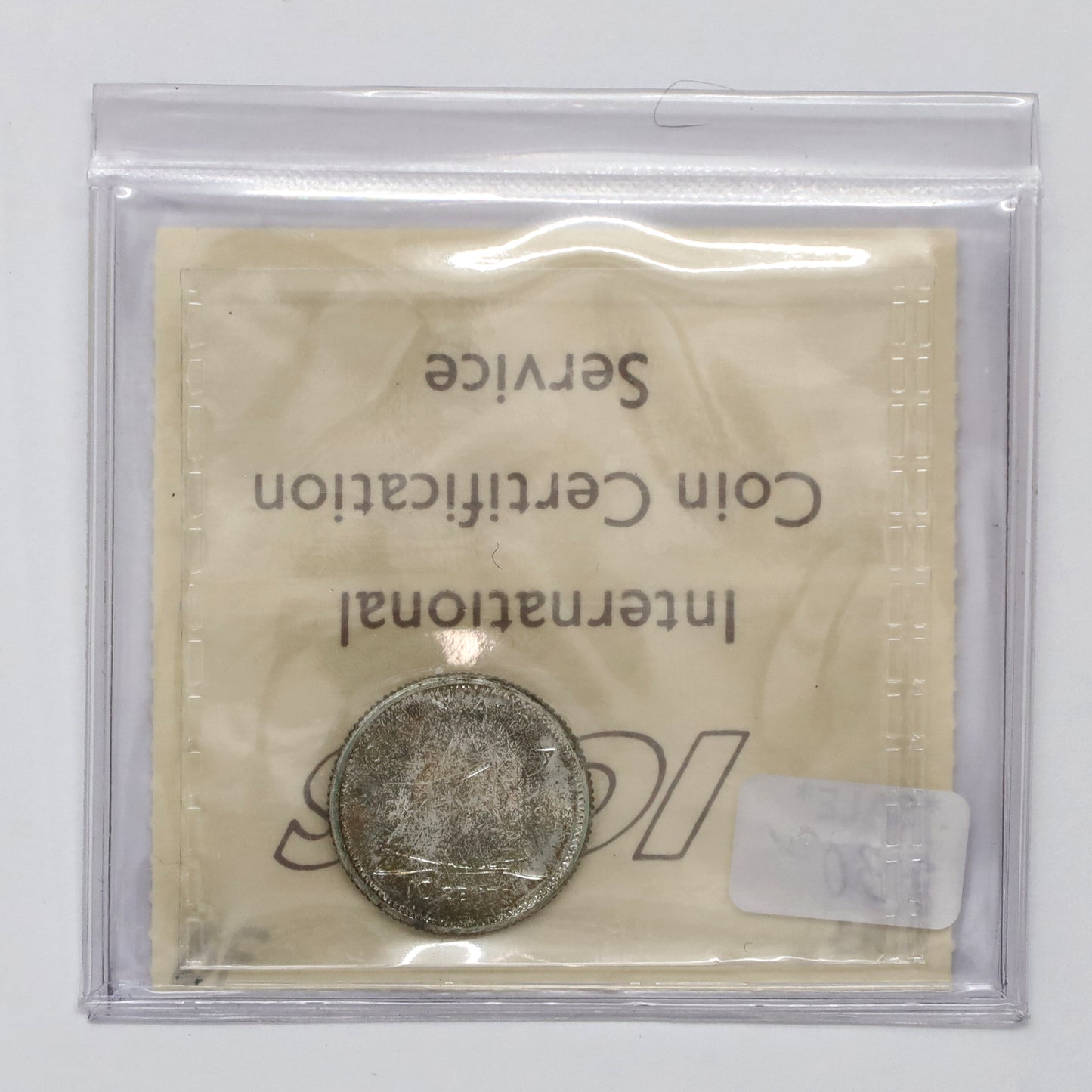 1956 Canada 10-cents ICCS Certified PL66 (Toned)