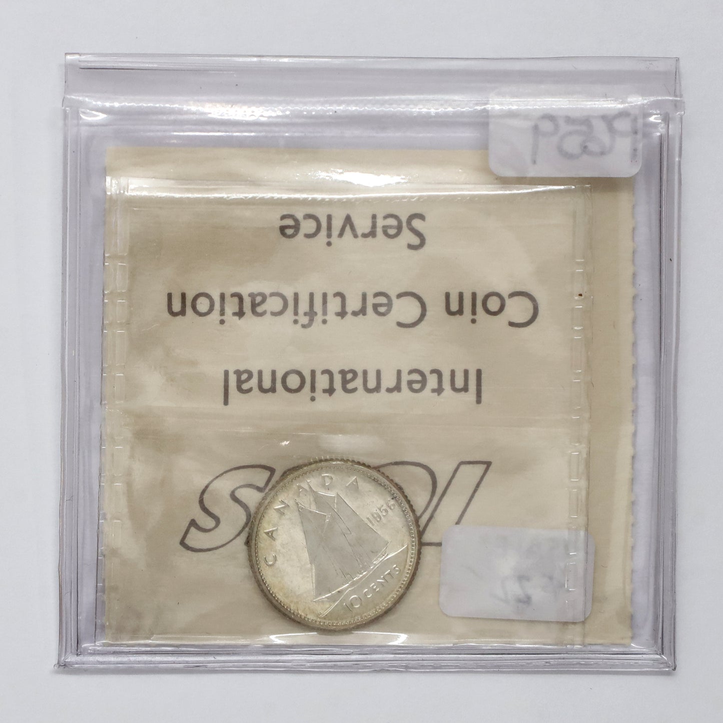 1956 Canada 10-cents ICCS Certified PL64 (Toned)