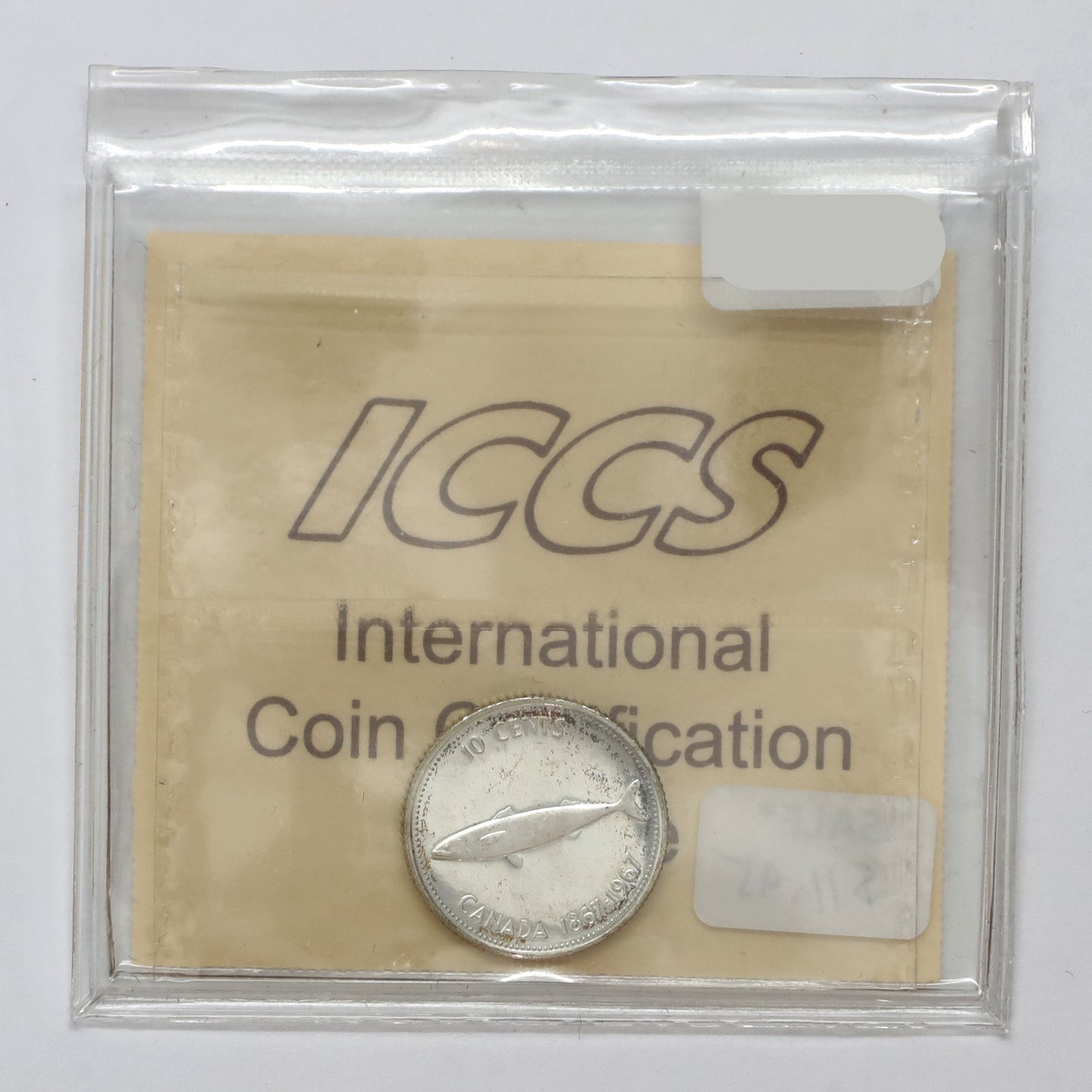 1967 Canada 10-cents ICCS Certified PL66 Cameo (Lightly Toned)