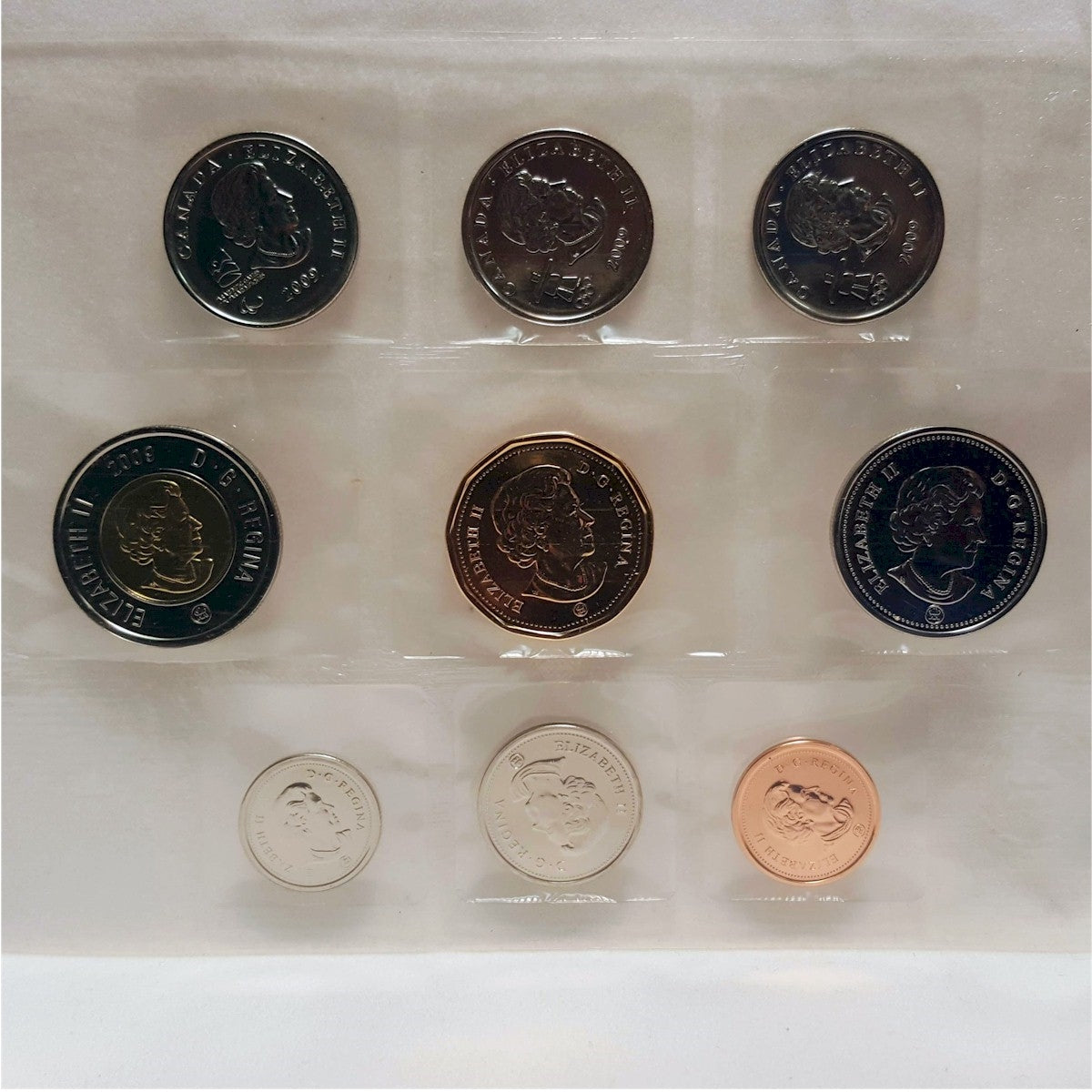 2009 Canada Special Edition Olympic Uncirculated Proof Like Set