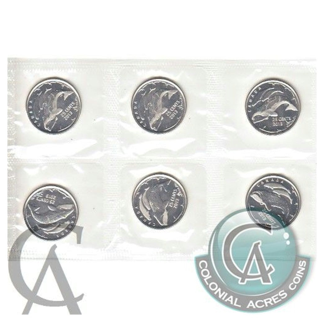 2013 Canada 25-cent Arctic Expedition 12-coin Circulation Pack