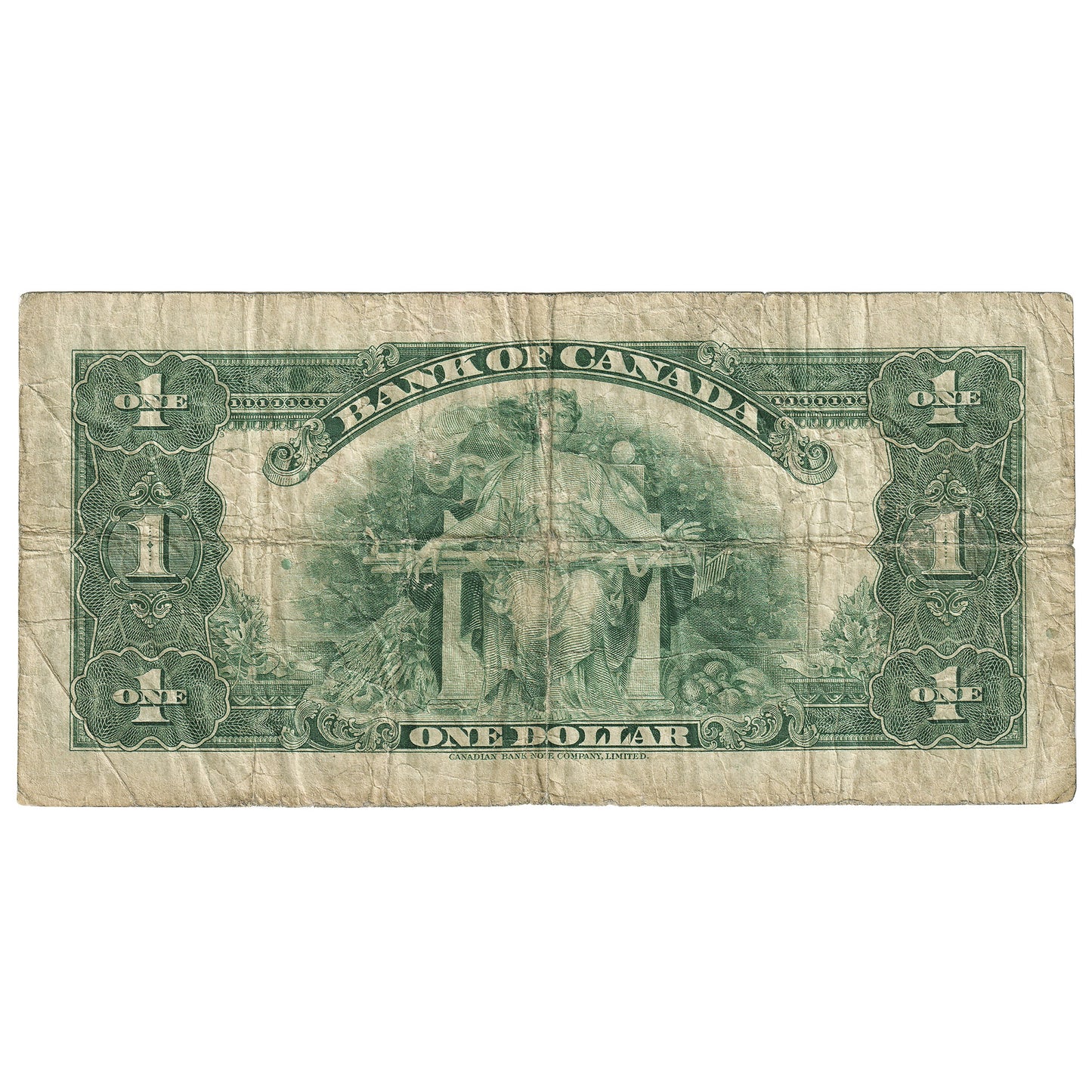 BC-1 1935 Canada $1 Osborne-Towers, English, Series A, VG
