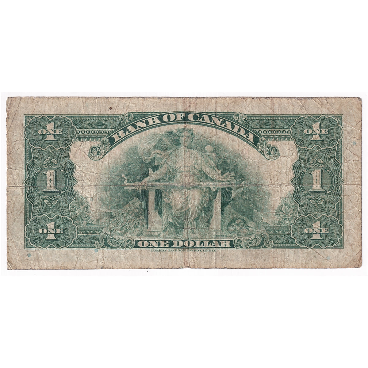 BC-1 1935 Canada $1 Osborne-Towers, English, Series B, Very Good (VG8)