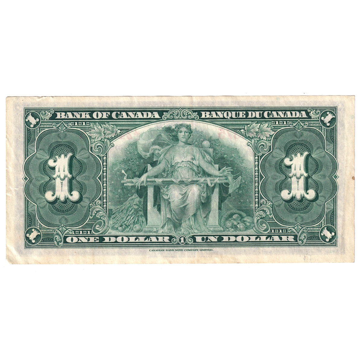 BC-21c 1937 Canada $1 Gordon-Towers, J/L, VF-EF (VF30)