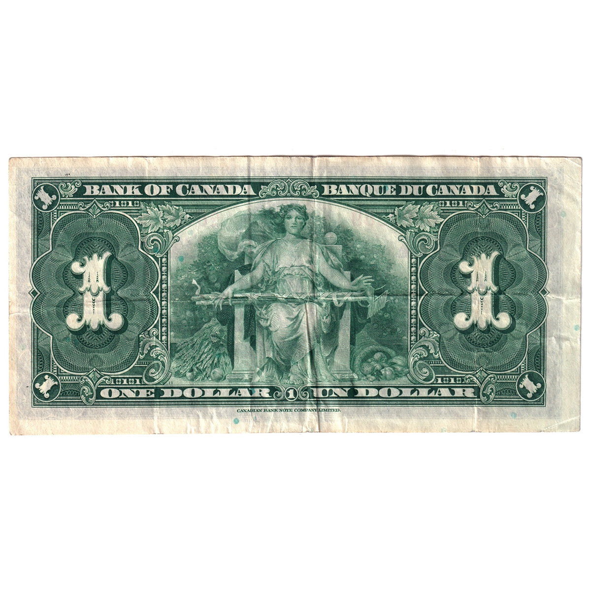 BC-21a 1937 Canada $1 Osborne-Towers, N/A, VF-EF (VF30)