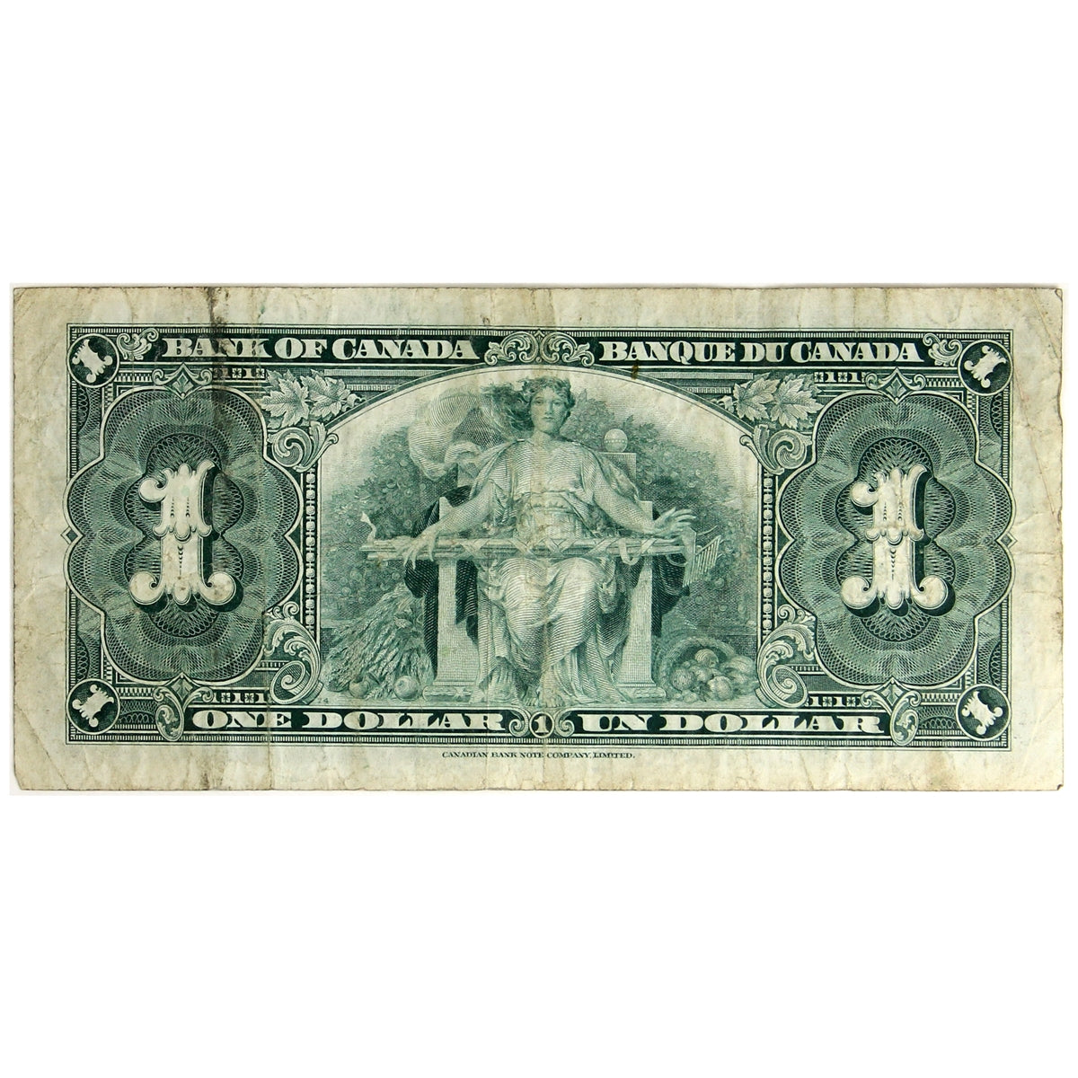 BC-21d 1937 Canada $1 Coyne-Towers, J/N, F-VF