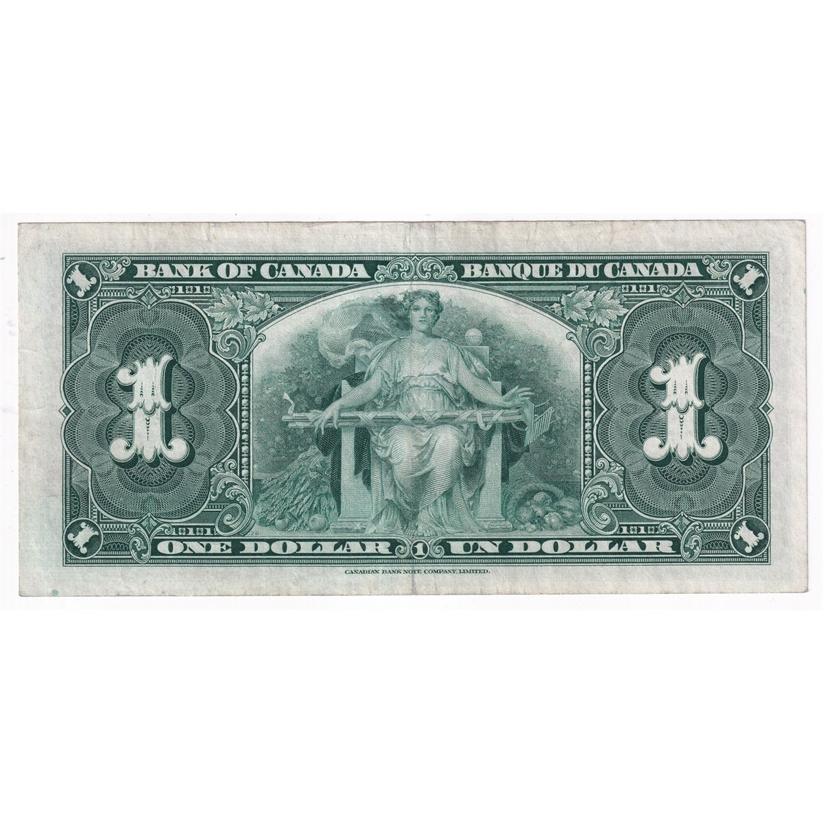 BC-21d 1937 Canada $1 Coyne-Towers, M/N, F-VF (F15)