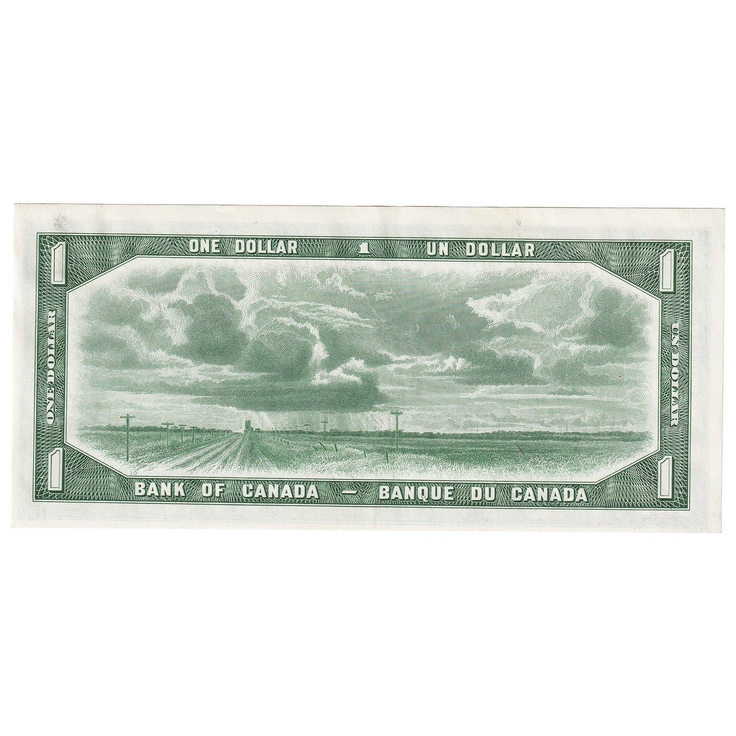 BC-29a 1954 Canada $1 Coyne-Towers, Devil's Face, B/A, AU-UNC (AU55)