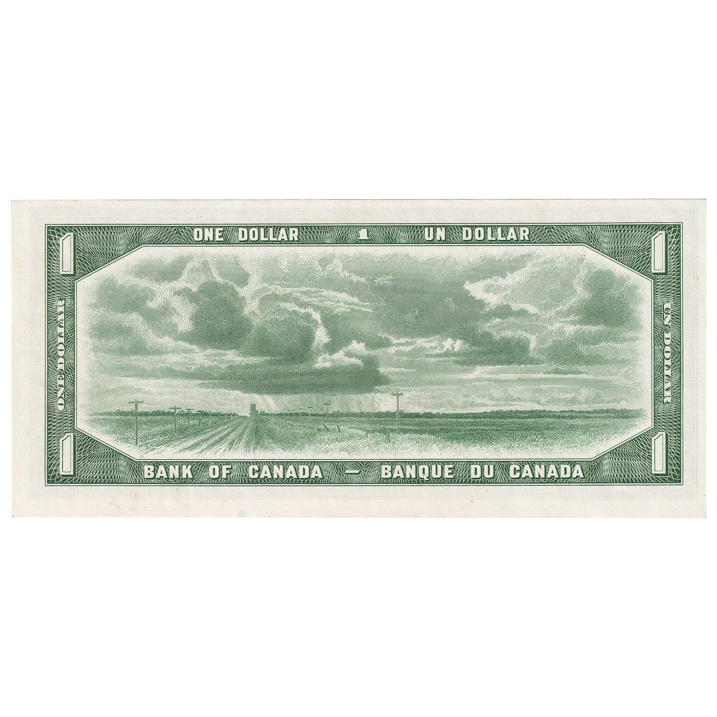BC-29a 1954 Canada $1 Coyne-Towers, Devil's Face, B/A, Uncirculated (MS60)