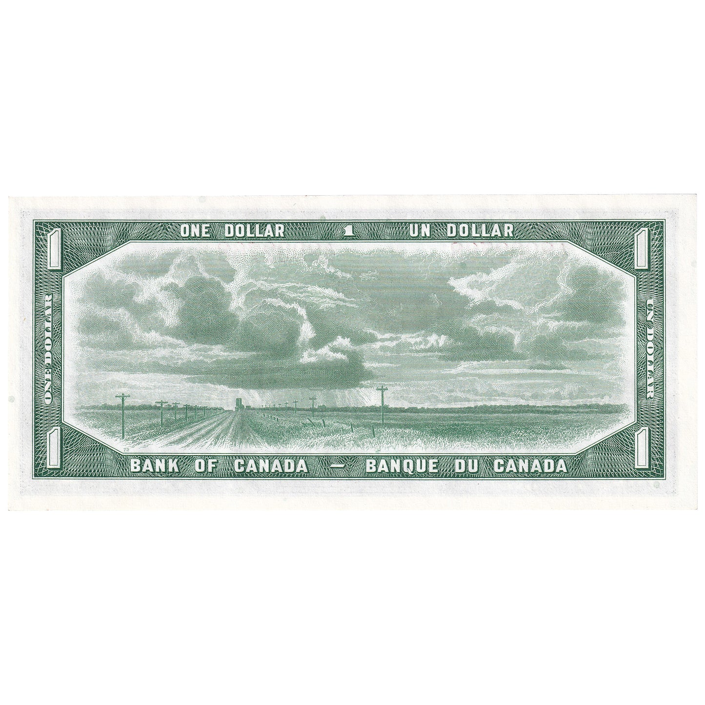BC-37a 1954 Canada $1 Beattie-Coyne, A/N, CUNC