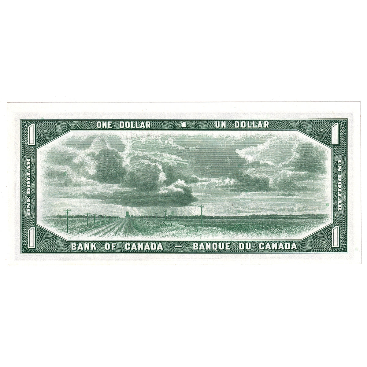 BC-37a 1954 Canada $1 Beattie-Coyne, E/N, Choice Uncirculated (CUNC63)