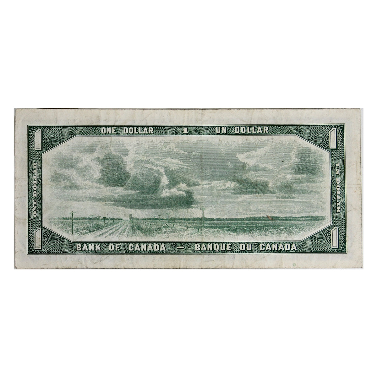 BC-37a 1954 Canada $1 Beattie-Coyne, F/N, Very Fine (VF20)